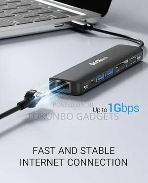 Dockteck Usb C Hub 60hz Hdmi, for Macbook Air/Pro and Windows Os