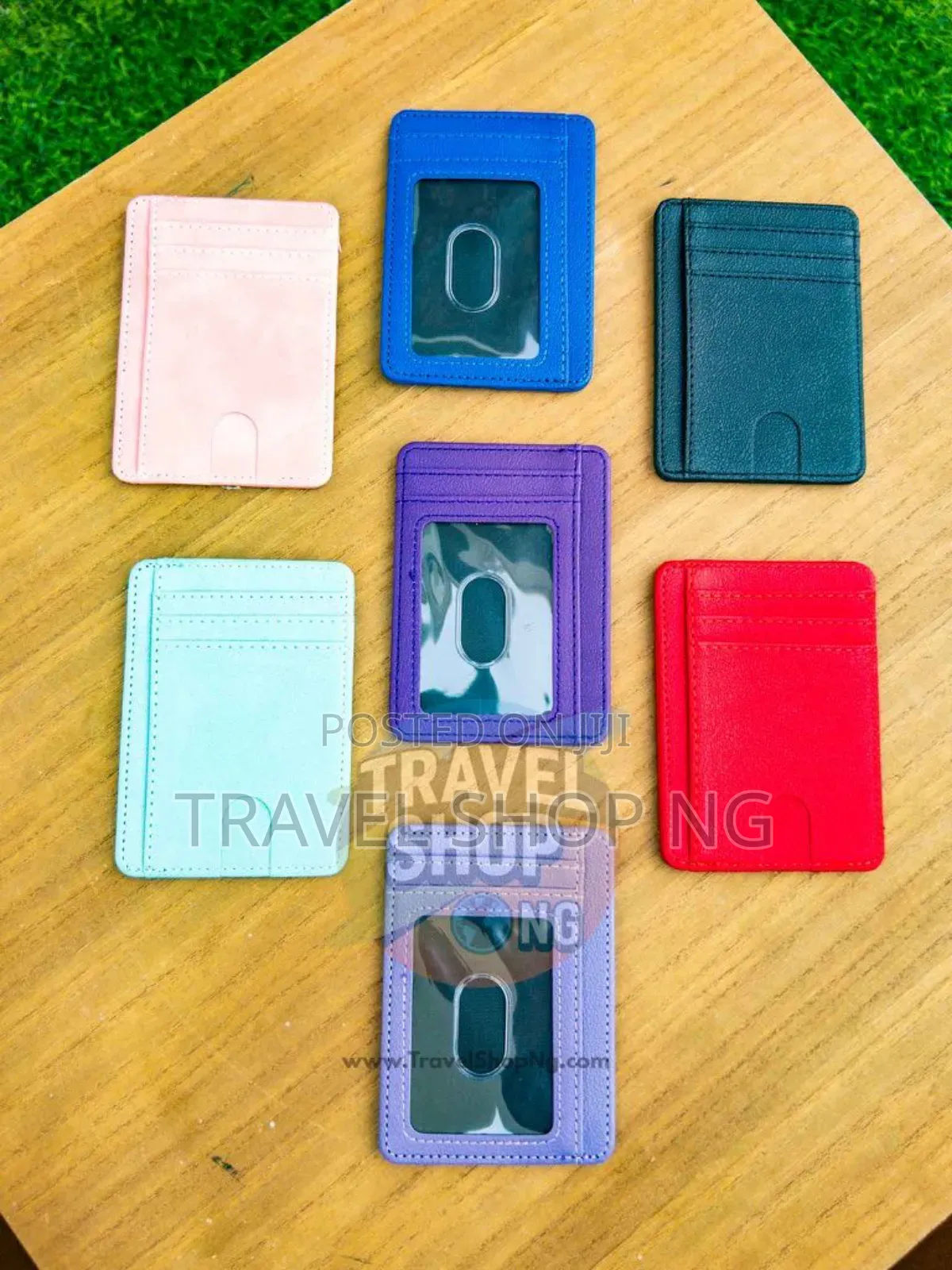 Rfid Blocking Pu Leather Card Holder Slim Design