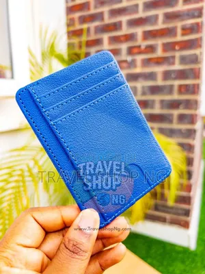 Rfid Blocking Pu Leather Card Holder Slim Design