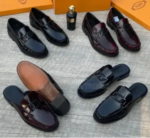 Tods Men's Patent Leather Loafers and Half Shoes