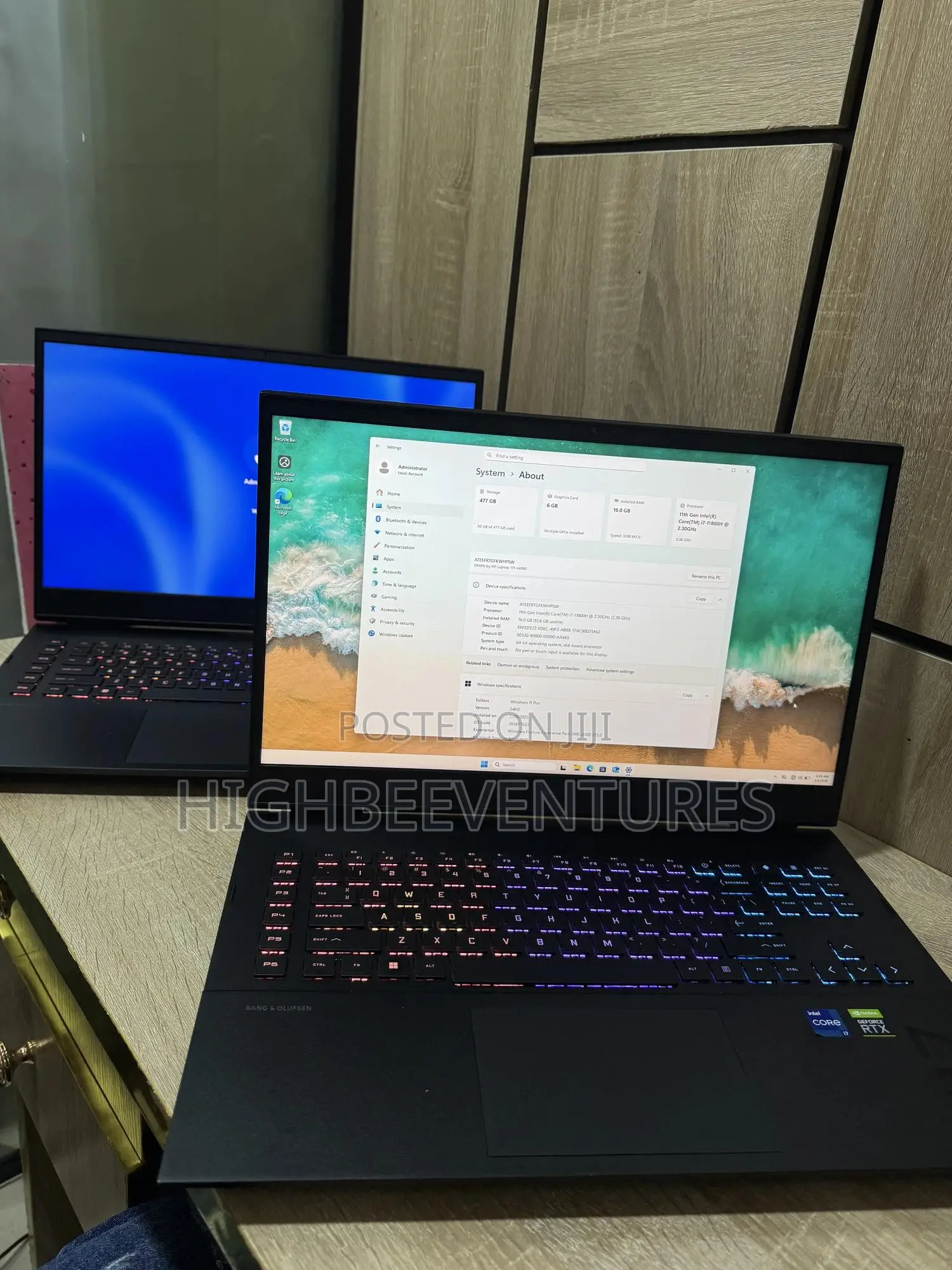 Laptop HP Omen 17t 16GB Intel Core i7 SSD 512GB