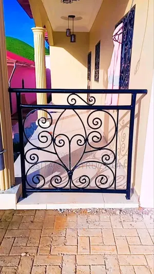 Curling Wronght Iron Handrail