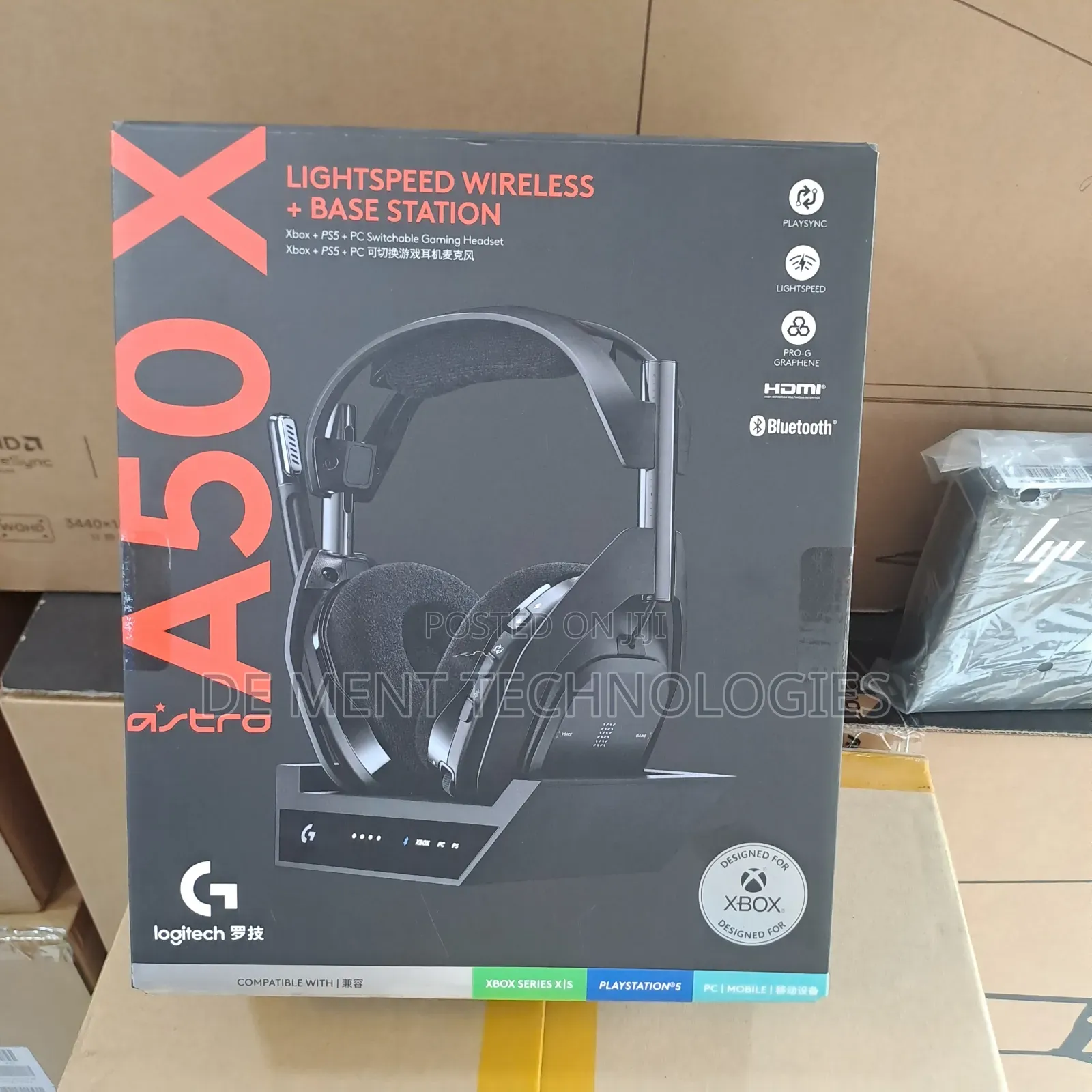 Logitech Astro A50 X Lights Peed Wireless + Base Station