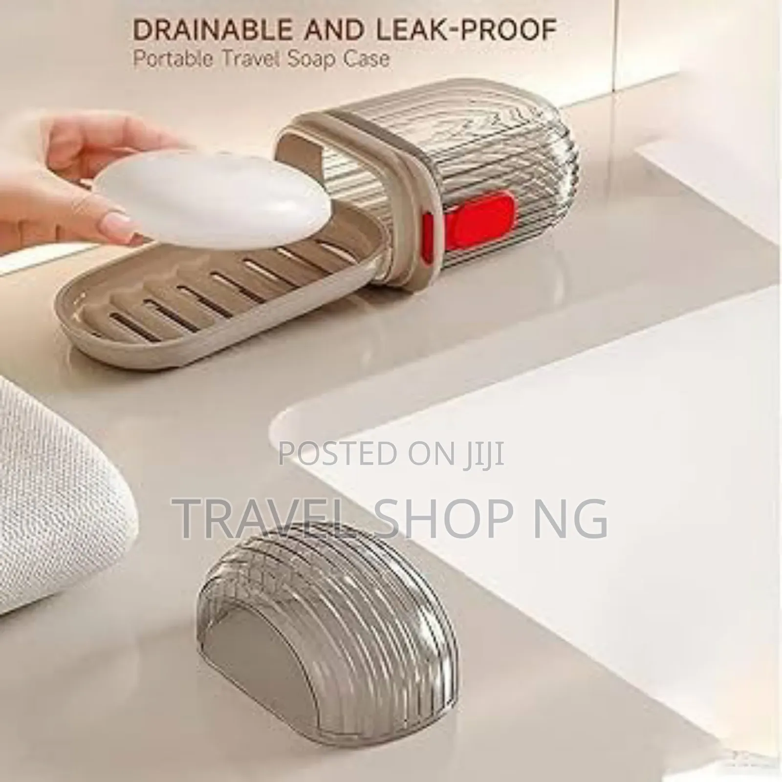 Bar Soap Storage Case With Detachable Dish and Lid | Keep Soap Fresh