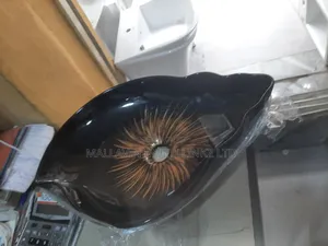 Egg Shape Black Wash Hand Basin