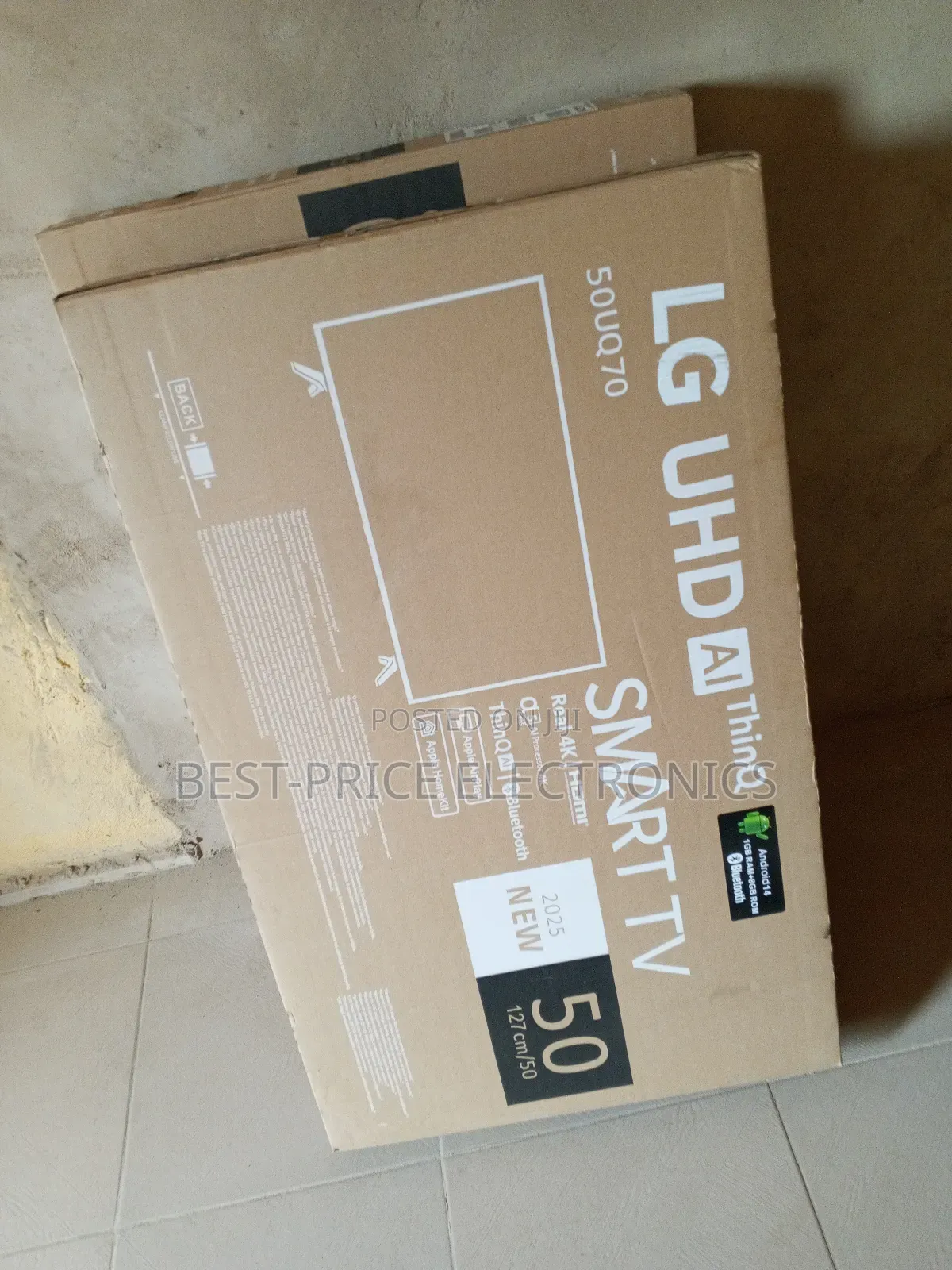 Lg 50 Inches Smart Android Cloud Tv