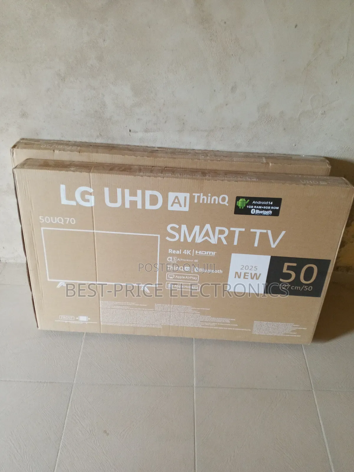 Lg 50 Inches Smart Android Cloud Tv