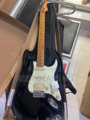 Black Sevillana Stratocaster Electric Guitar
