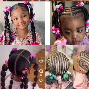 Kids Ball Hair Band Hair Rope Children Hairpin
