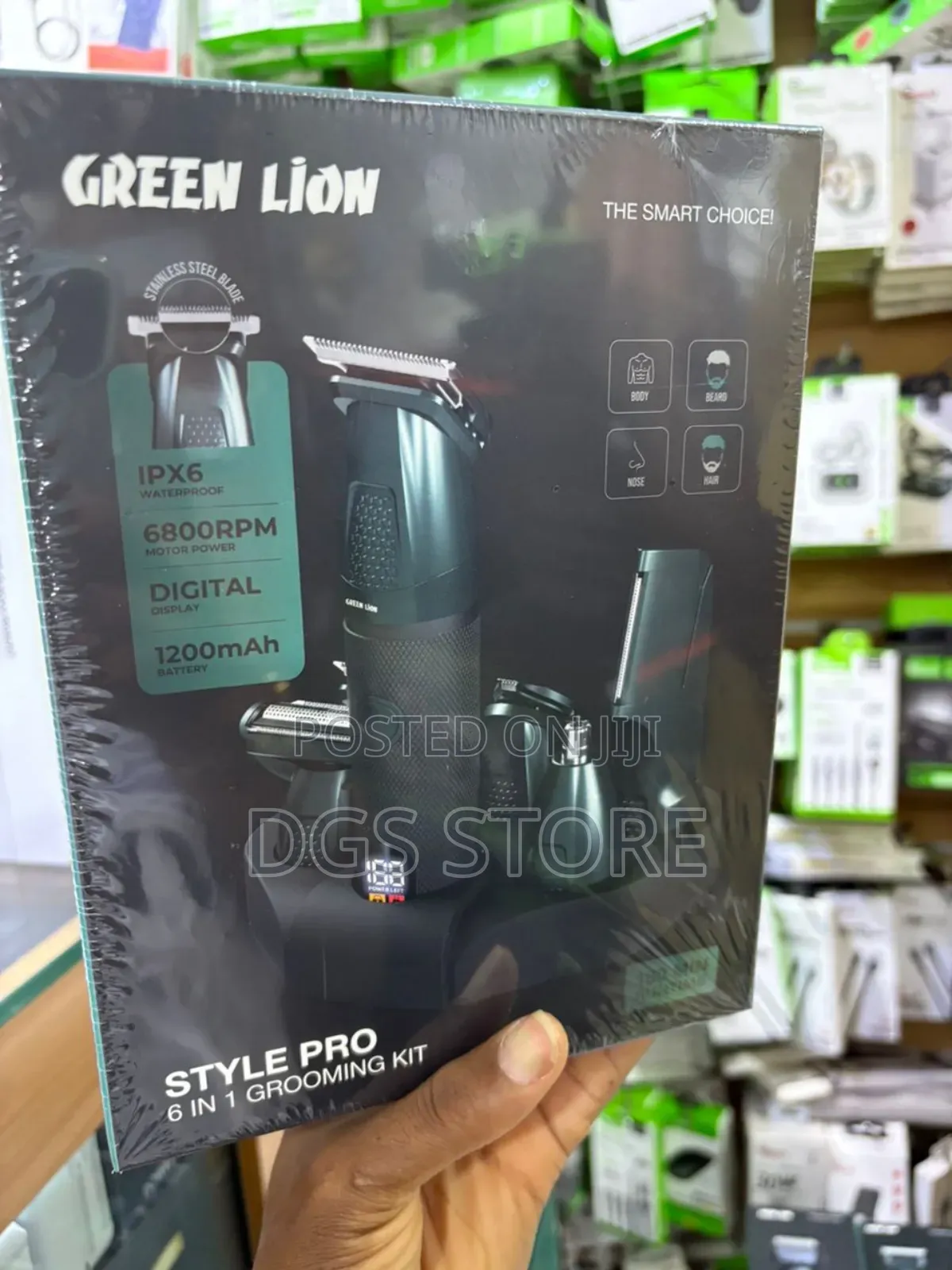 Green Lion Style Pro 6in1 Grooming Kit