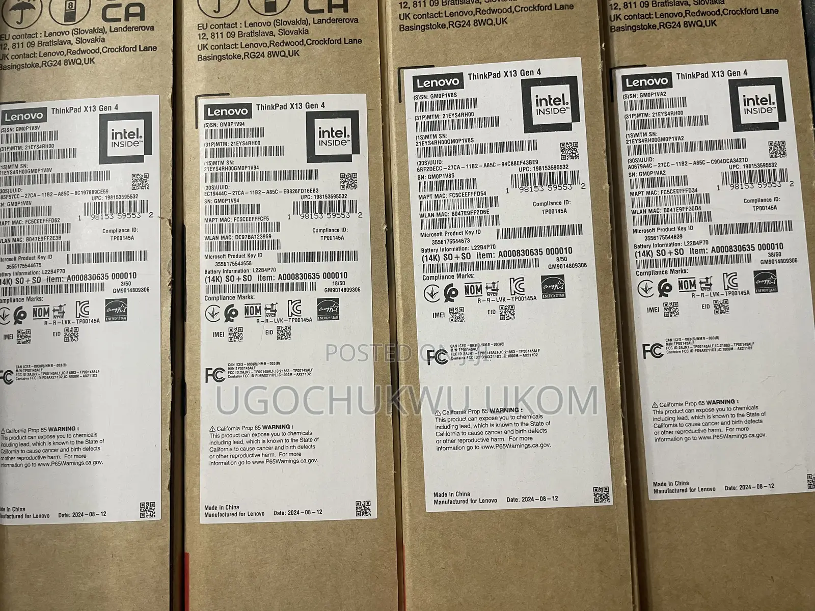 New Laptop Lenovo 16GB Intel Core Ultra 7 SSD 512GB