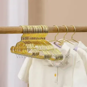 10pcs Aluminium Gold Luxury Clothes Hangers.