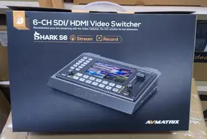 Avmatrix Shark S6 6ch, 4sdi 2 Hdmi Video Switcher, Monitor