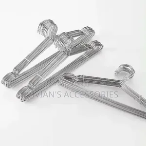 10pcs Aluminium Alloy Silver Luxury Clothes Hangers.