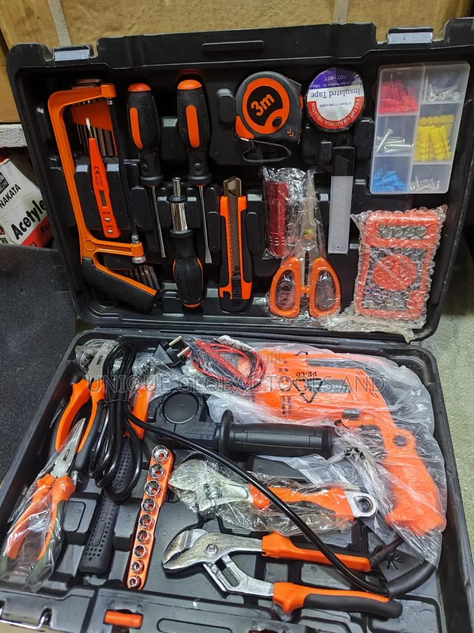 Set of Electrician Tool Kit