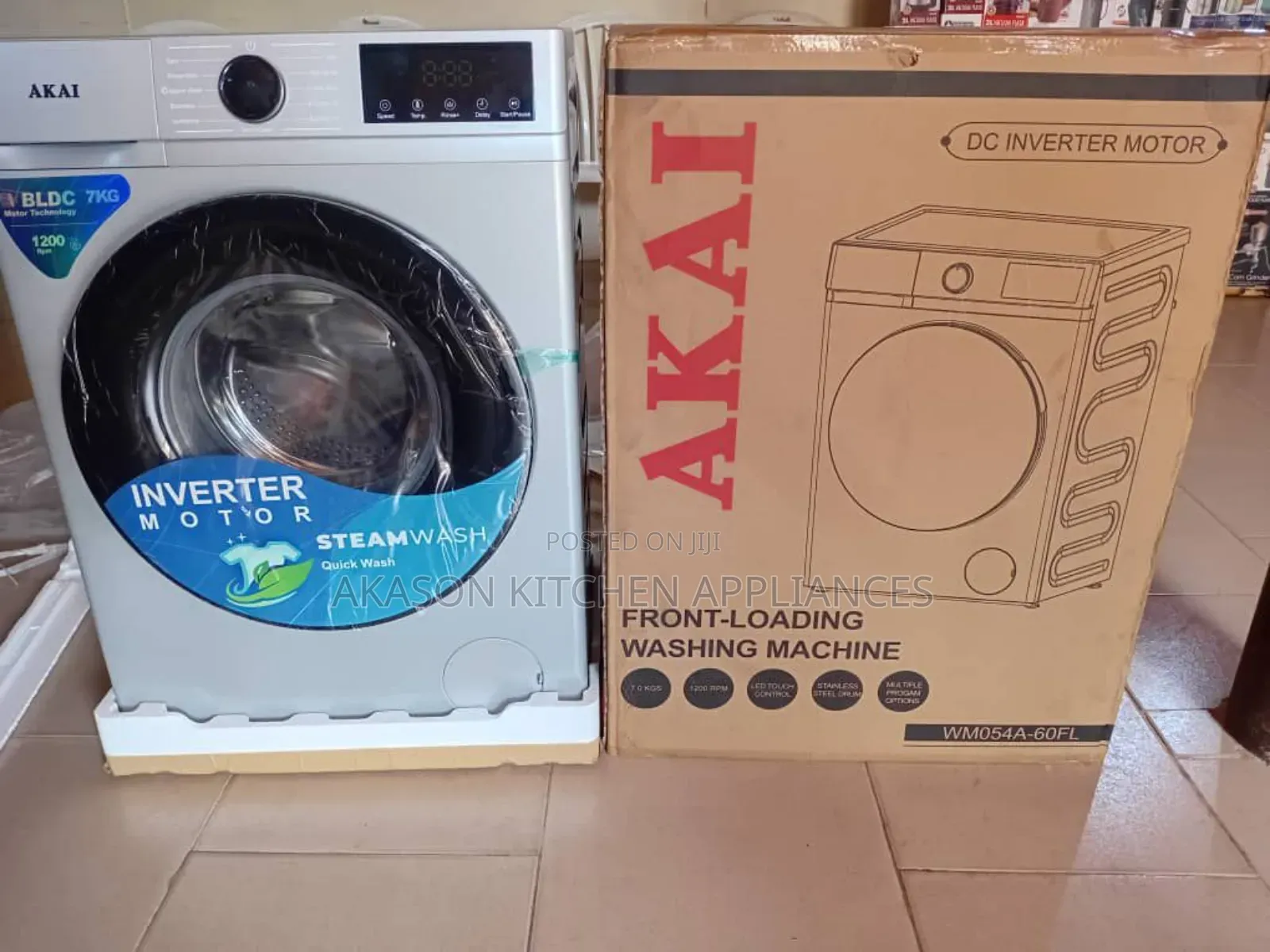 7kg Automatic Washing Machine 
Front Loader