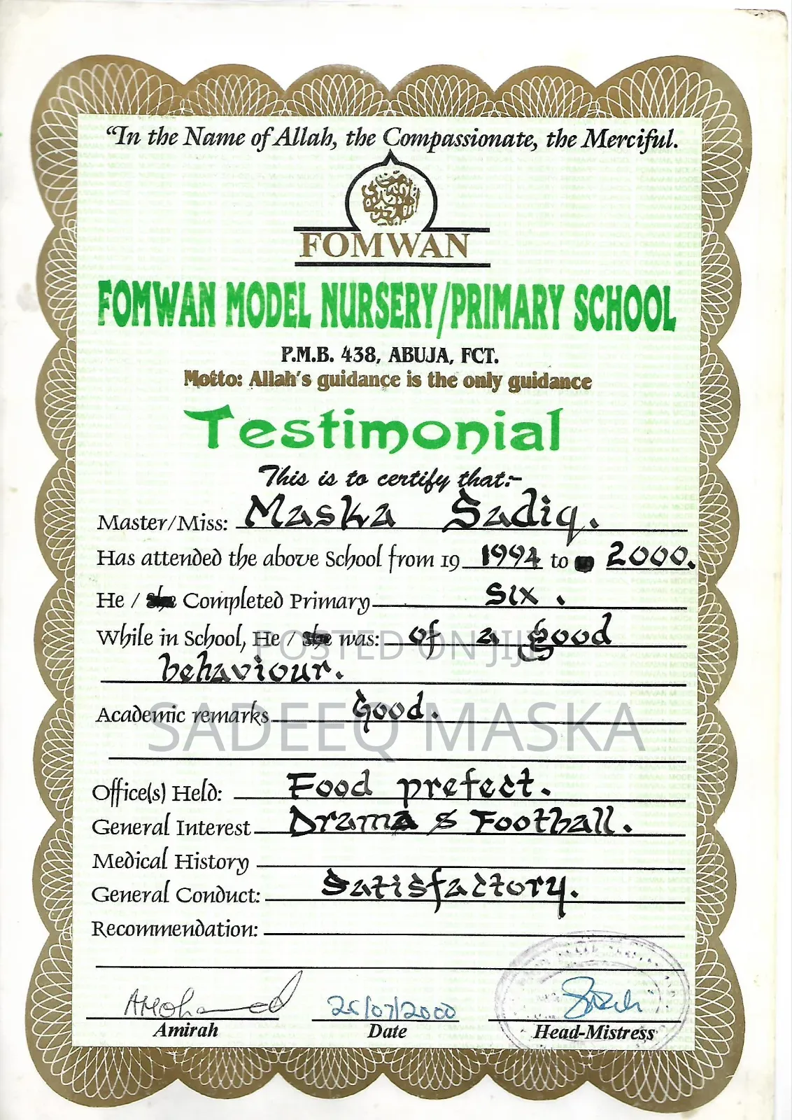 Experienced Worker