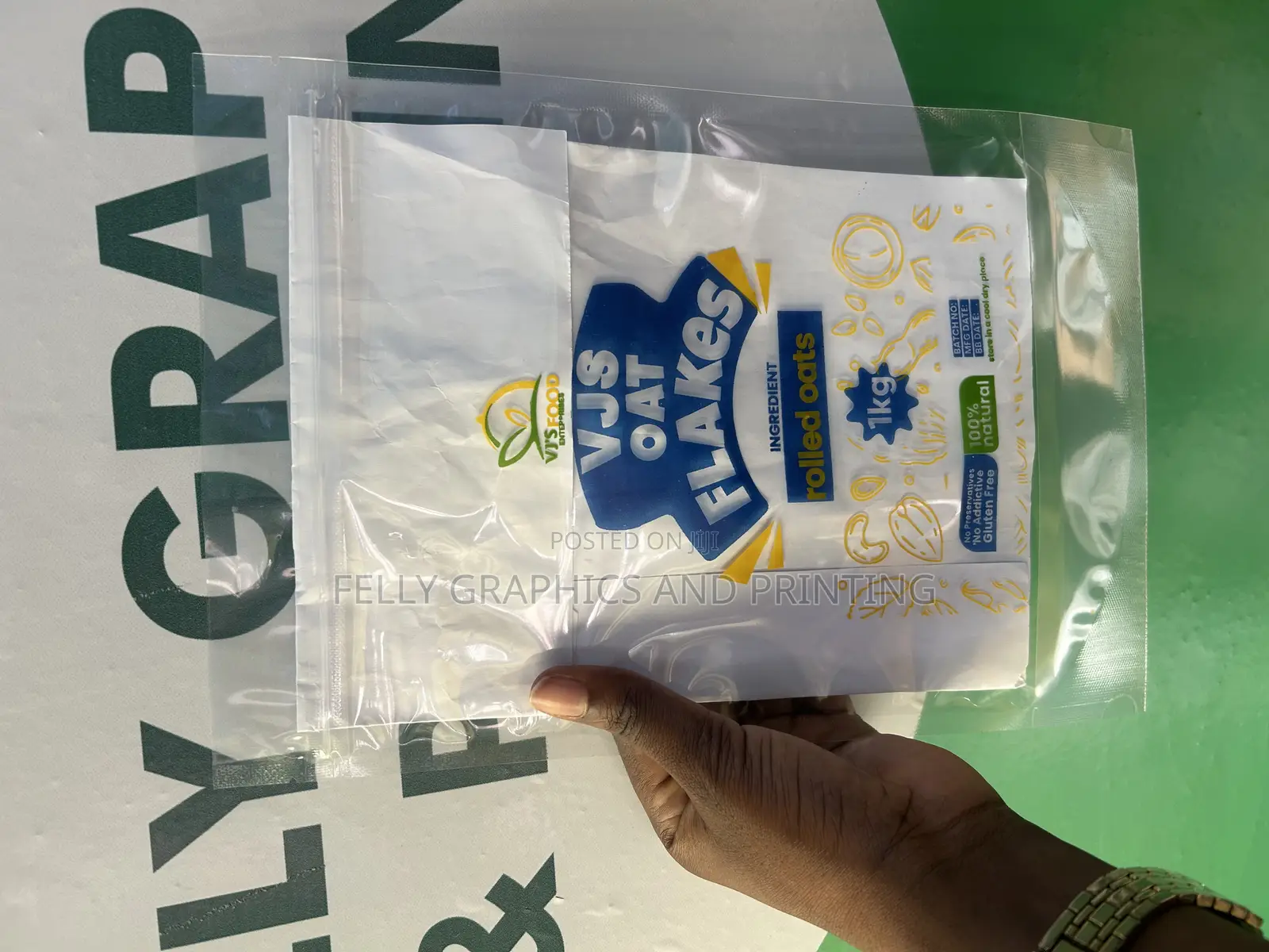 Direct Printing On Pouch (Three Colours)
