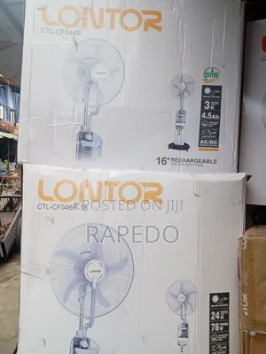 Lontor Solar Rechargeable Fan