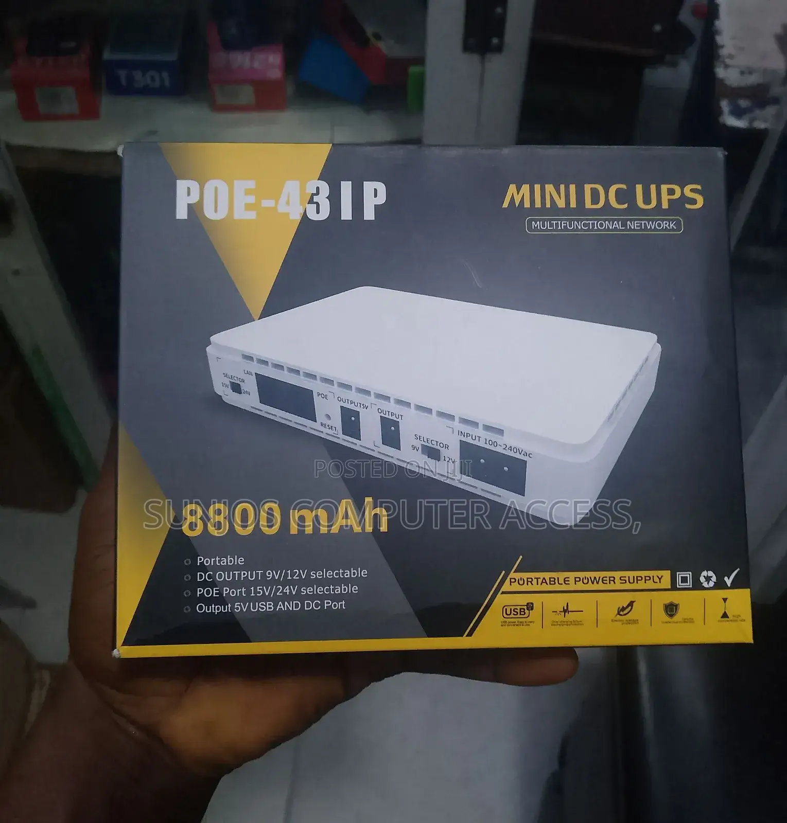 Mini Dc Ups Multifunctional Network 8800mah