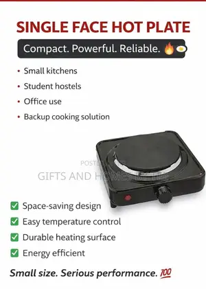 Single Face Electric Hot Plate