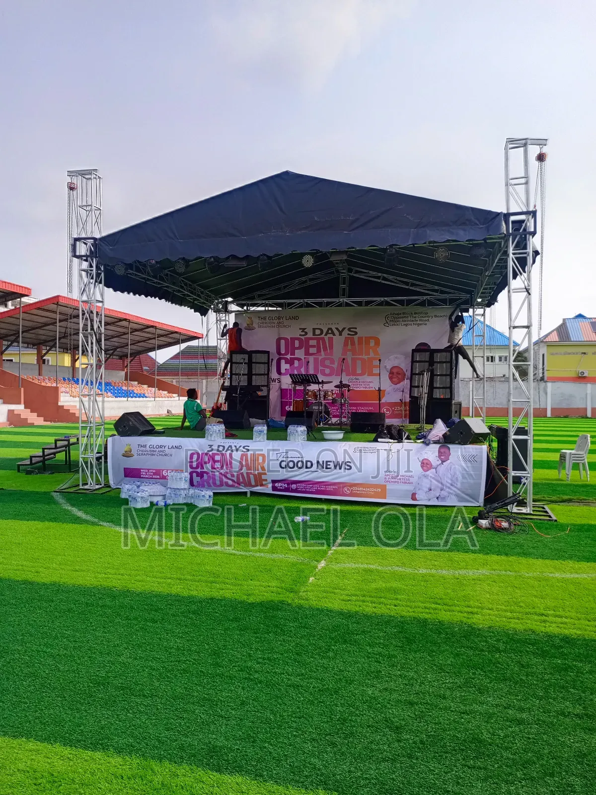Event and Crusade Stage for Rentals