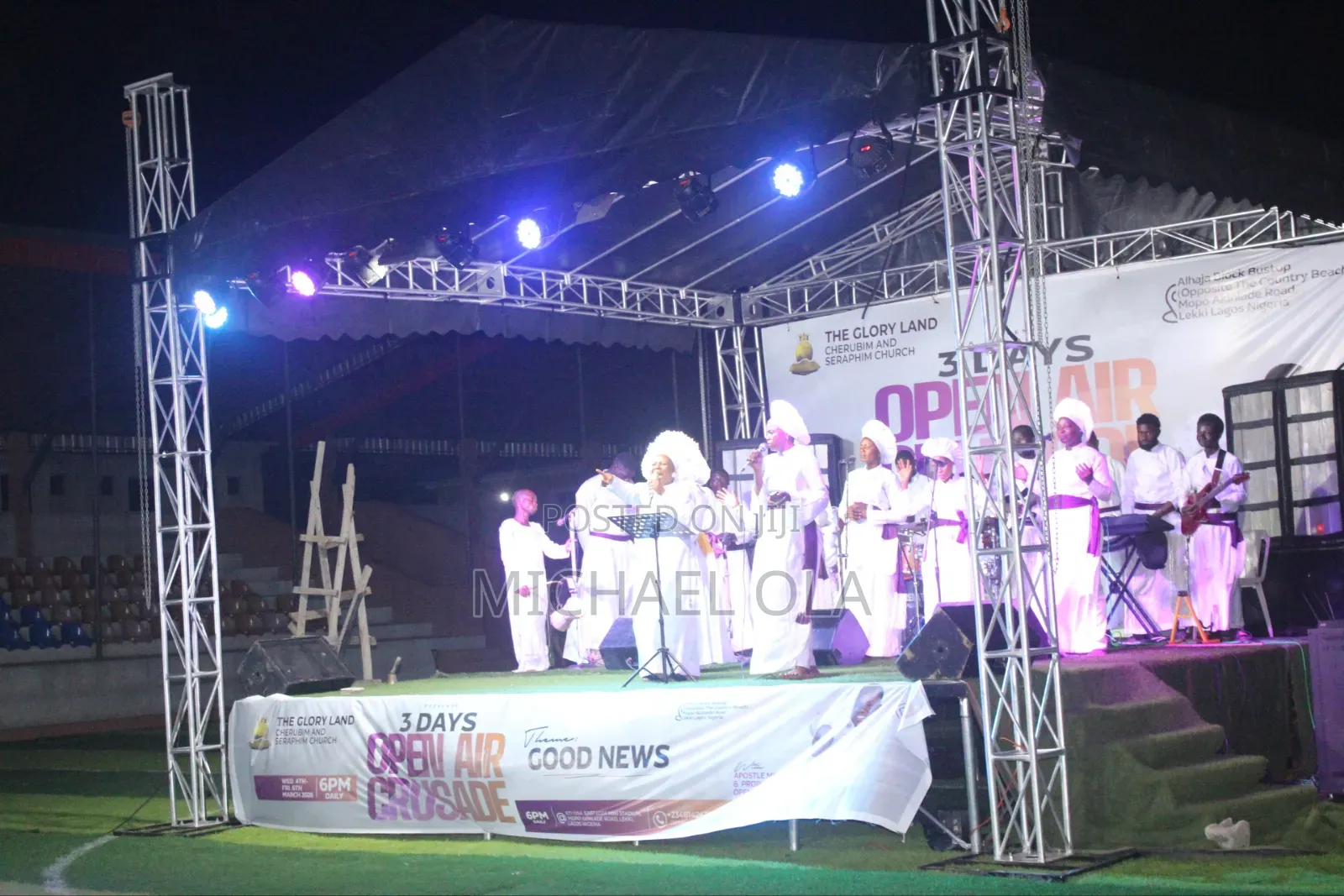 Event and Crusade Stage for Rentals
