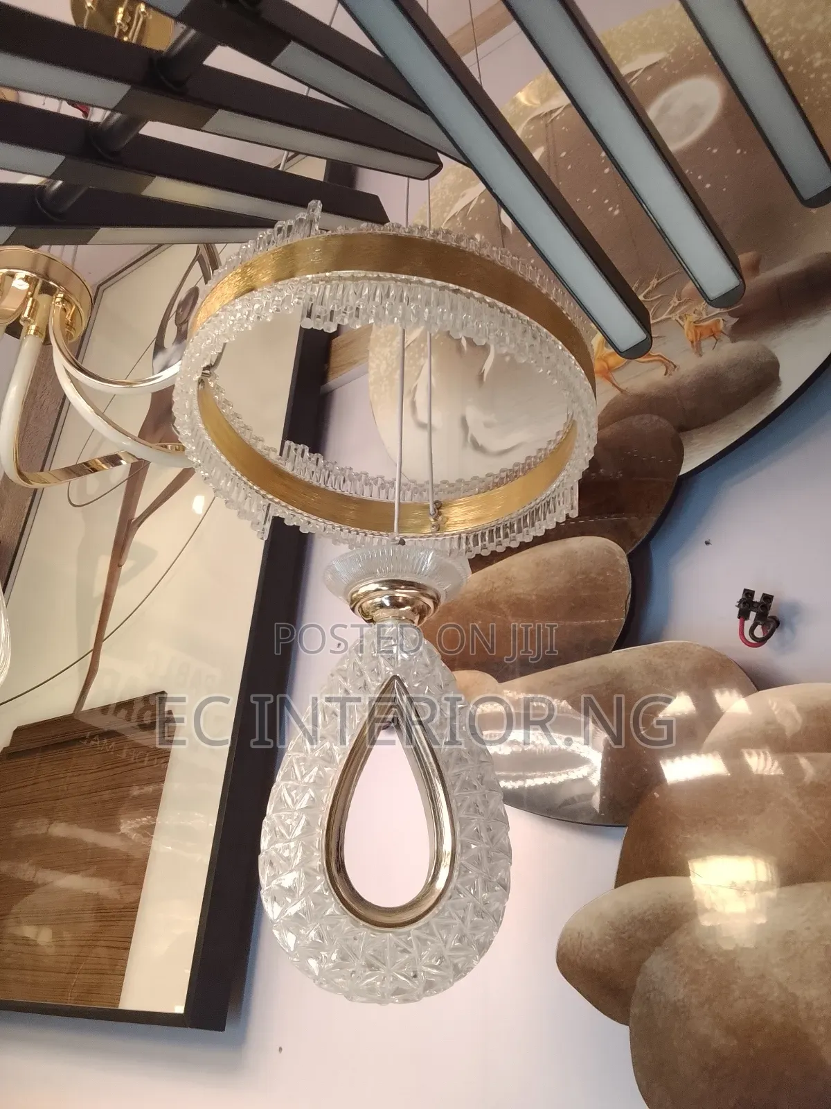 Luxury Acrylic Crystal Chandelier for Bedroom Bedside, Corridor,