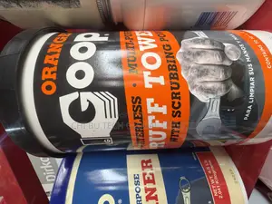 Orange Goop Ruff Towels.