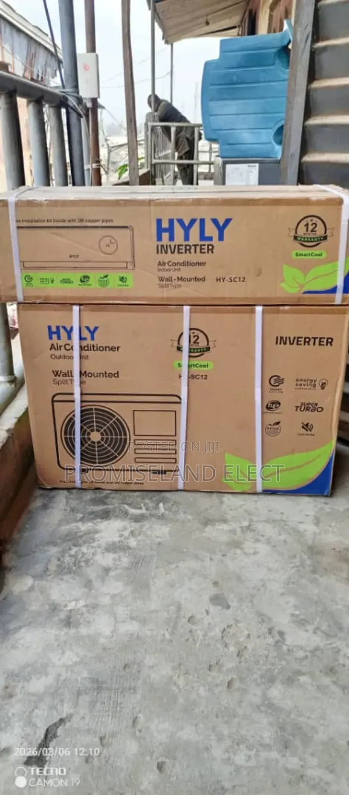 Hyly 1,5hp Inverter Split Unit Air Conditioner