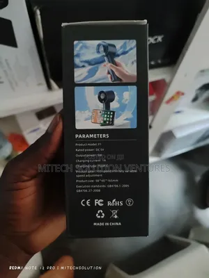 Handheld High- Speed Rechargeable Fan