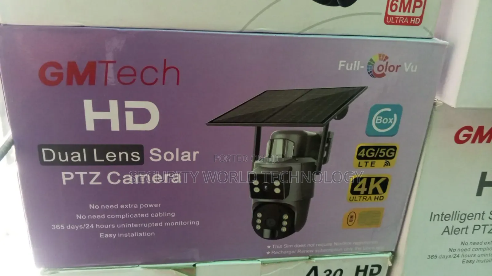 Ubox Dual Lens Solar Camera PTZ