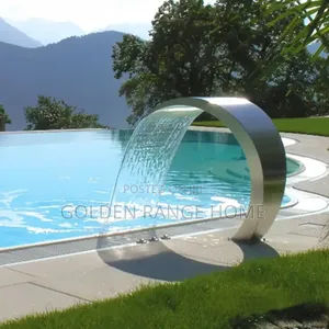 Ccurve Swimming Pool Waterfall