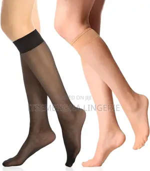 Knee High Socks Pop Socks for Women, Nylon Sheer