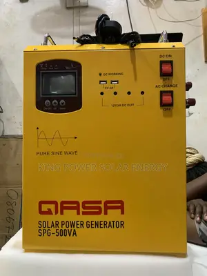 500w Qasa Solar Generator With One 400w Solar Panel Available