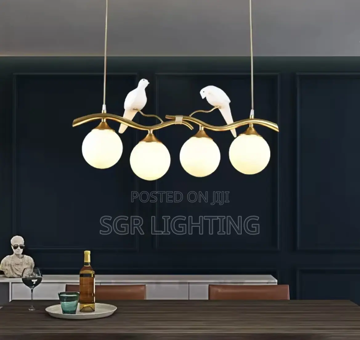 Dining Room Chandelier Modern Minimalist Creative Dining Table