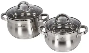 Maxmark Bell Collection Stainless Steel Cookware Set
