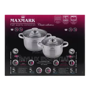 Maxmark Bell Collection Stainless Steel Cookware Set