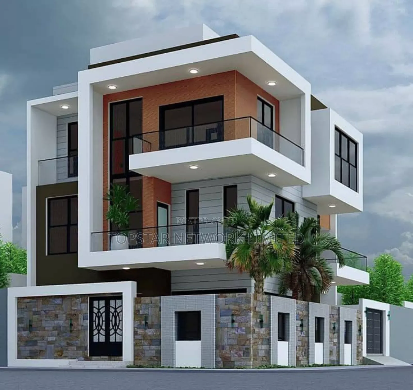 Floor Plan and One 3d Architectural Drawing