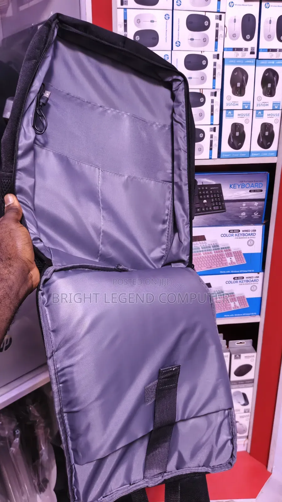 Anti-Theft Hard Shell Laptop Backpack With Usb Port.
