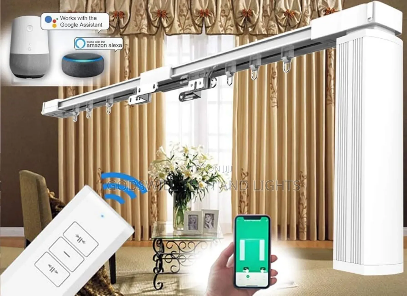 Smart Wifi Curtain Kit 6.2 Inches