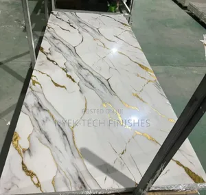 Glossy PVC Marble Sheets for Interior Decors