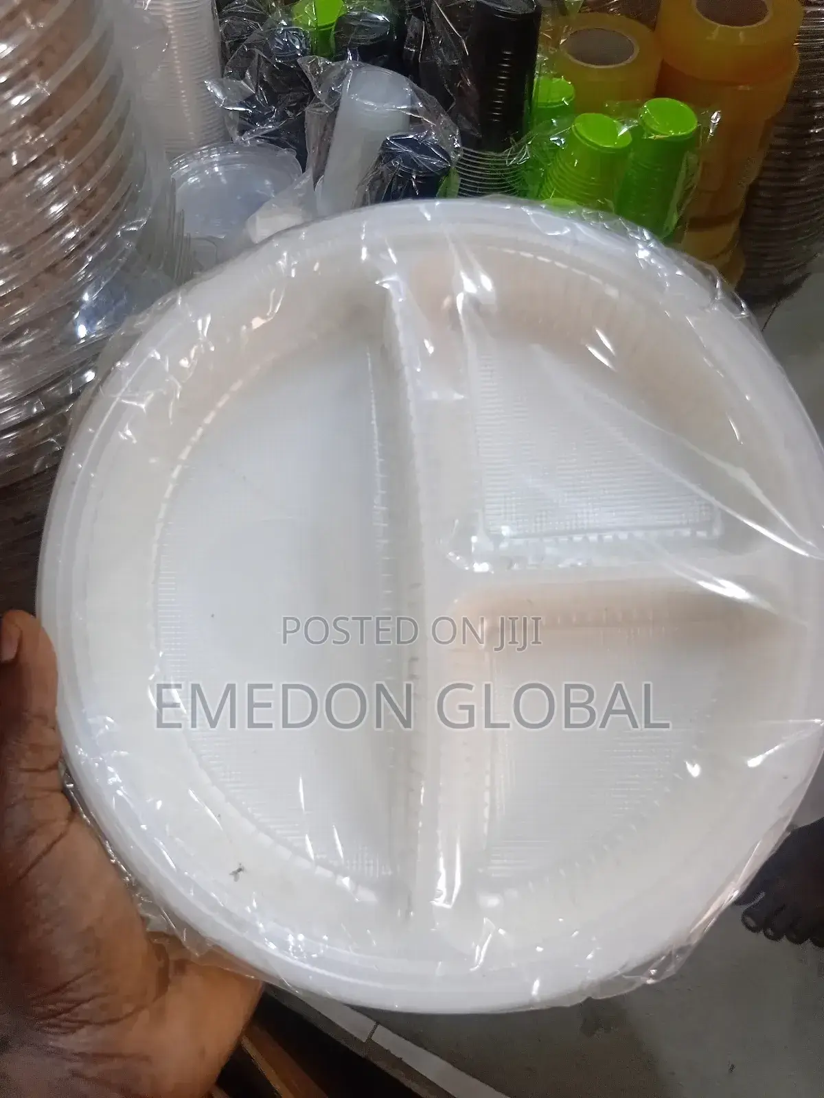 3in1 Disposable Plates. 25pcs