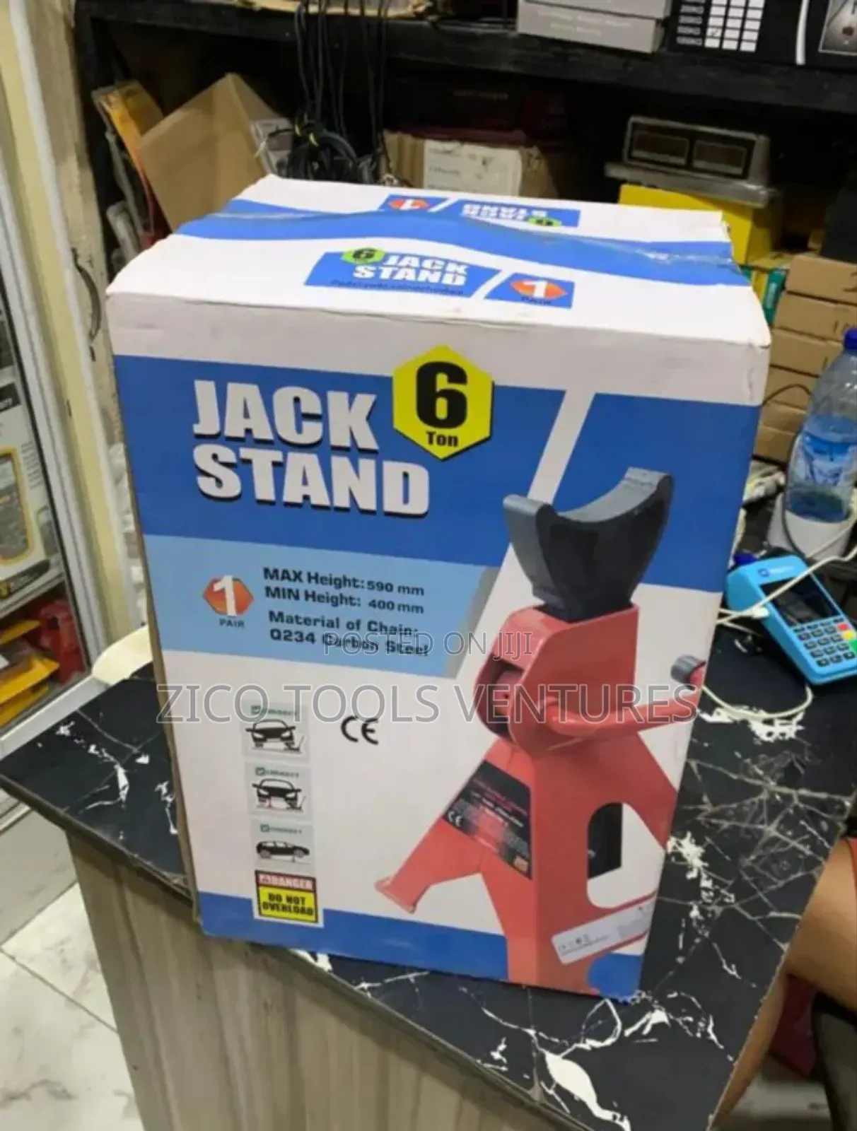 6-Ton Capacity Jack Stand