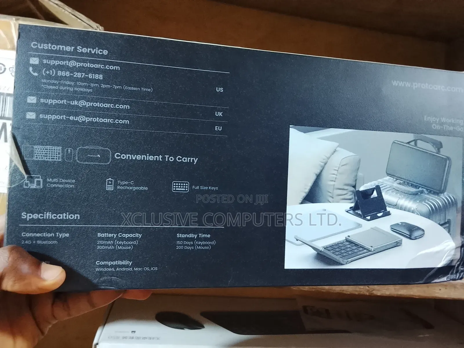 Protoarc Xkmo1 Wireless Keyboard and Mouse