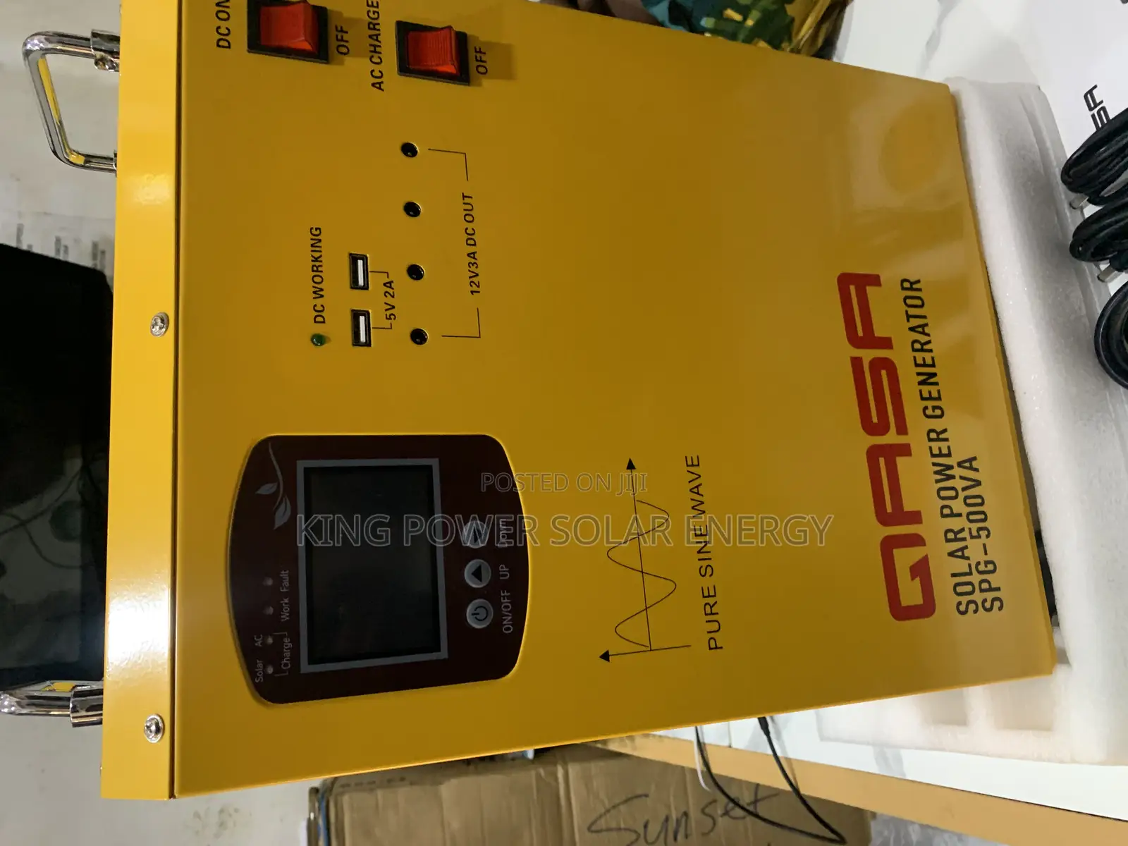 500w Qasa Solar Generator With One 400w Solar Panel Available