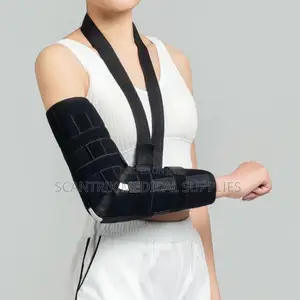 Heavy-Duty Elbow Fracture Splint for Clinical and Home Use