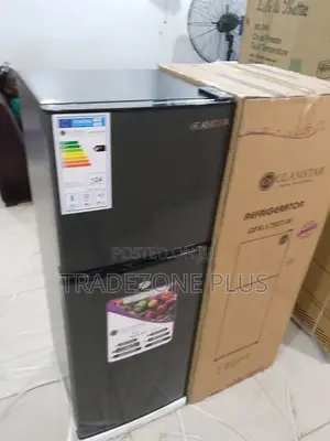 Glasmstar 175l Compact Double Door Refrigerator Ideal for Homes, Shops