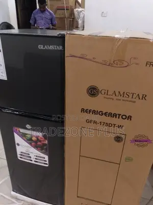 Glasmstar 175l Double Door Refrigerator Reliable Cooling System