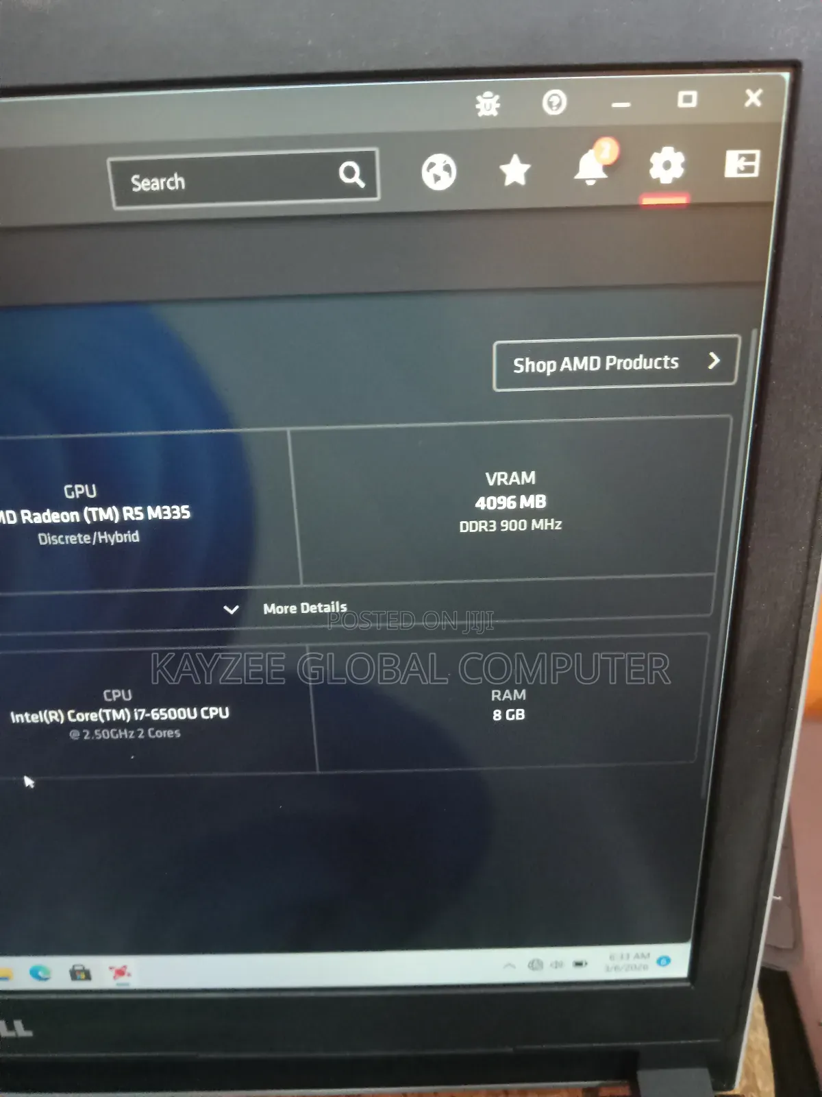 Laptop Dell Inspiron 15 5558 8GB Intel Core i7 HDD 1T